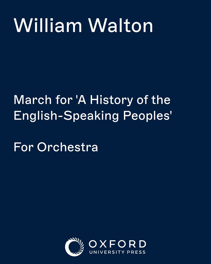 March for 'A History of the English-Speaking Peoples' — 威廉·沃尔顿
