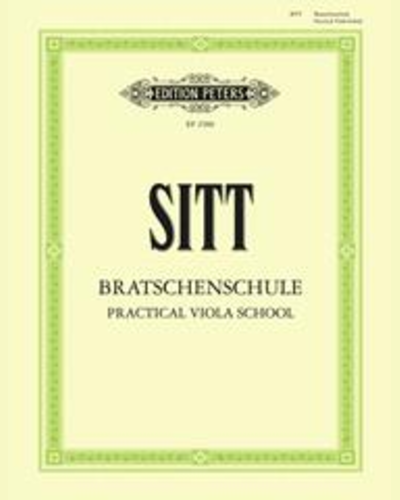 Practical Viola School — Hans Sitt