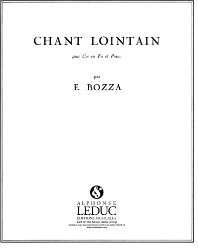 Chant Lointain — 欧仁·博扎