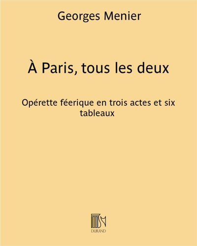 À Paris, tous les deux — Georges Menier