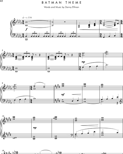 Batman Theme — Danny Elfman