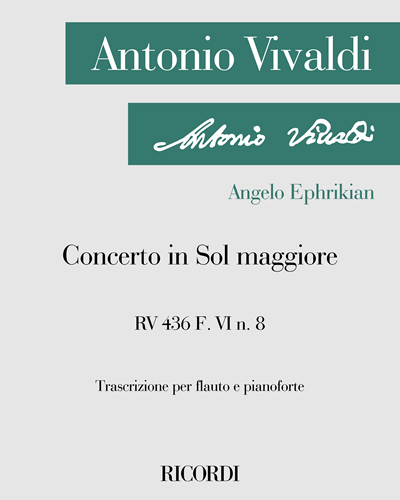 Concerto in G major, RV 436 — 维瓦尔第