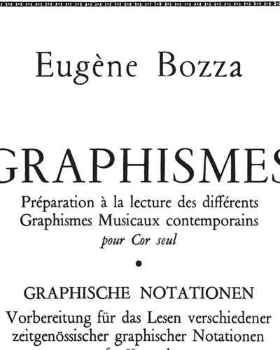 Graphismes — 欧仁·博扎