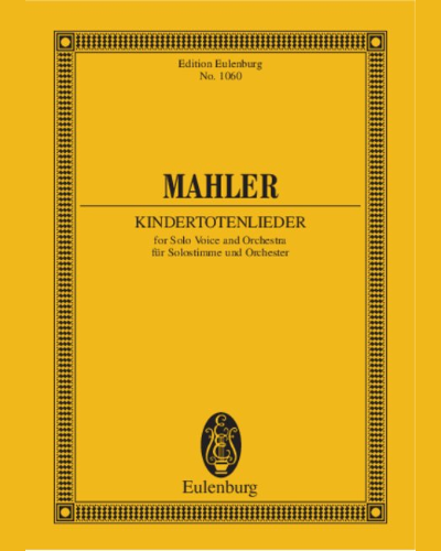 Kindertotenlieder — Gustav Mahler