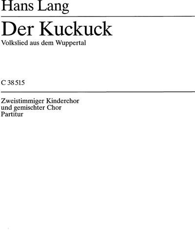 Allhier auf grüner Heid — Hans Lang