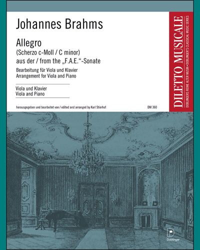 Allegro in C minor (from 'F.A.E. Sonata') — 勃拉姆斯