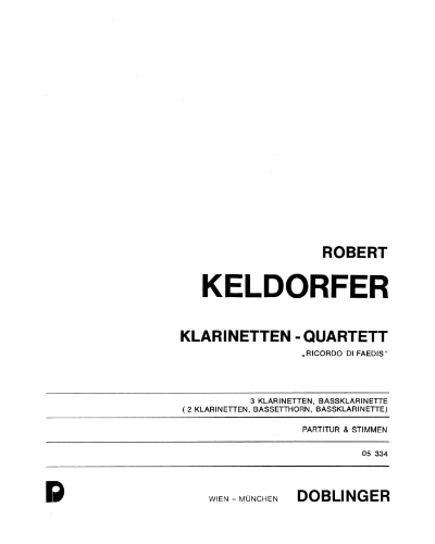 Ricordo di Faedis — Robert Keldorfer