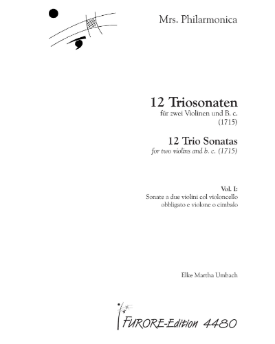 Twelve Trio Sonatas, Vol. 1 — Mrs. Philarmonica