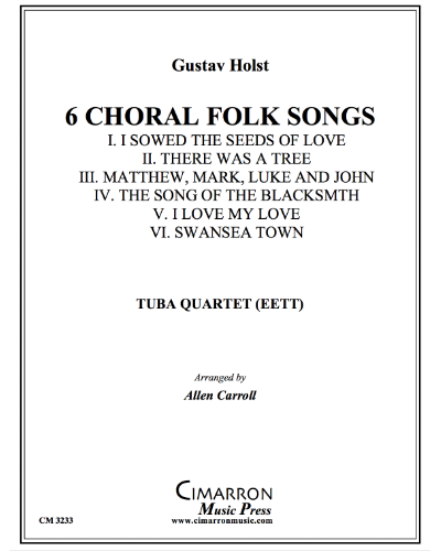 6 Choral Folk Songs — 霍尔斯特