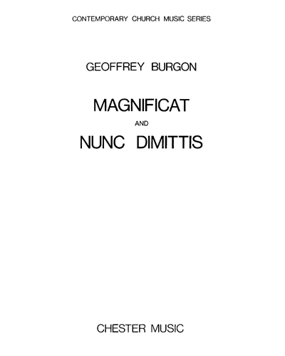 Magnificat & Nunc Dimittis [Revised Edition] — Geoffrey Burgon