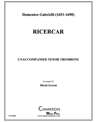 Ricercar — Domenico Gabrielli