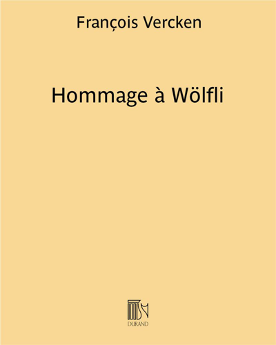 Hommage à Wölfli — François Vercken