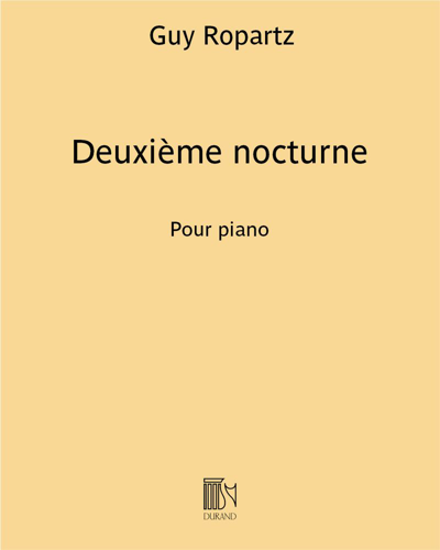 Deuxième nocturne pour piano — 罗帕茨