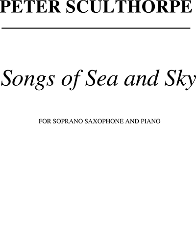 Songs of Sea and Sky — 彼得·斯克尔索普