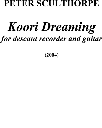 Koori Dreaming — 彼得·斯克尔索普