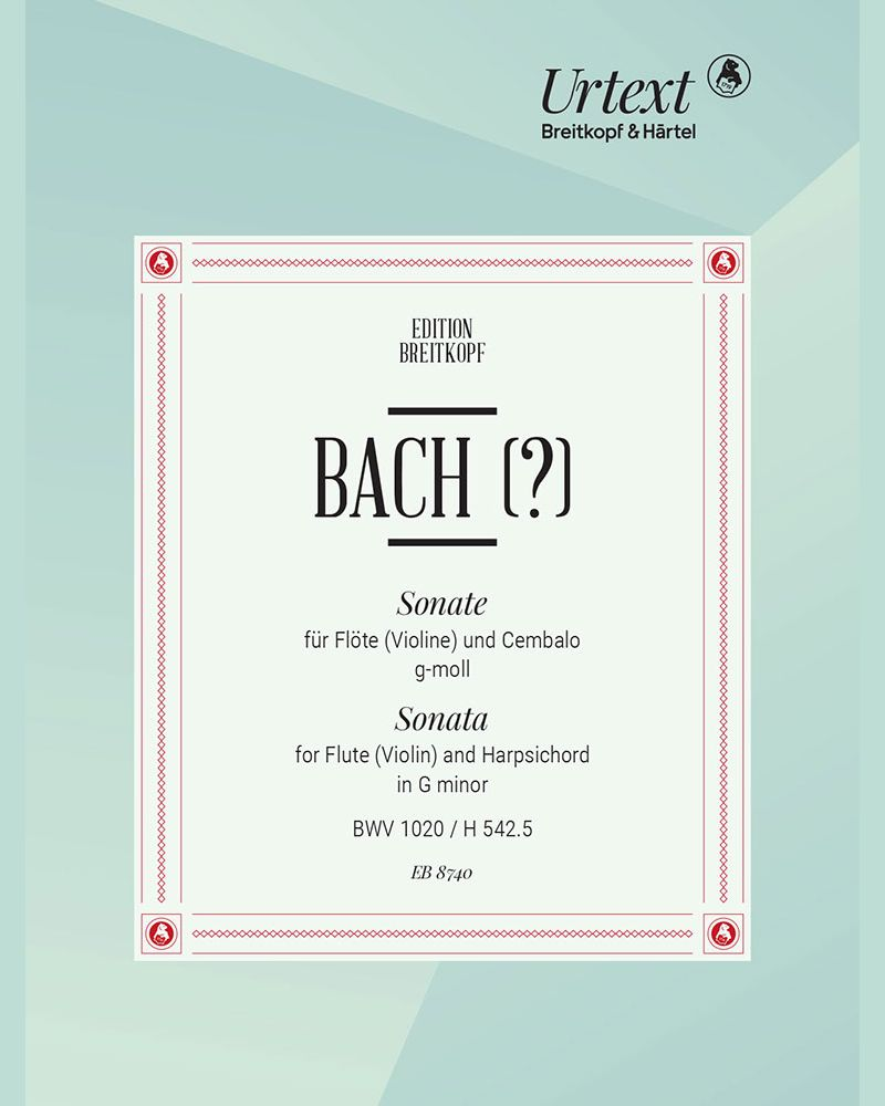 Sonata in G minor, BWV 1020 — Johann Sebastian Bach