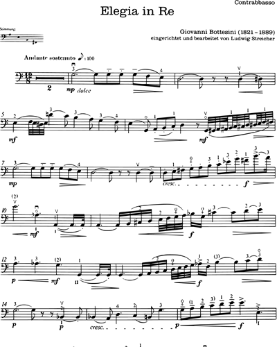 Elegia in D major — 博泰西尼