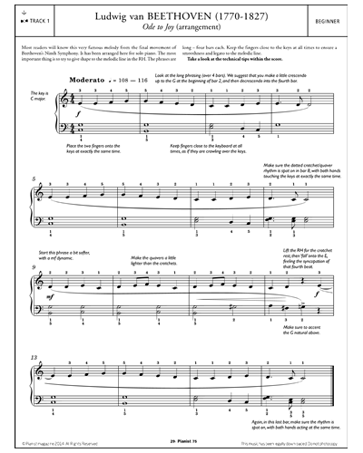 Ode To Joy — Ludwig van Beethoven