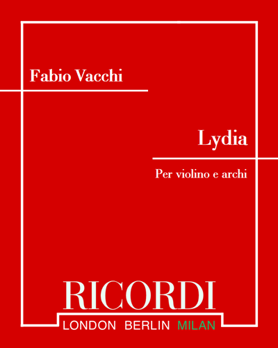 Lydia — Fabio Vacchi