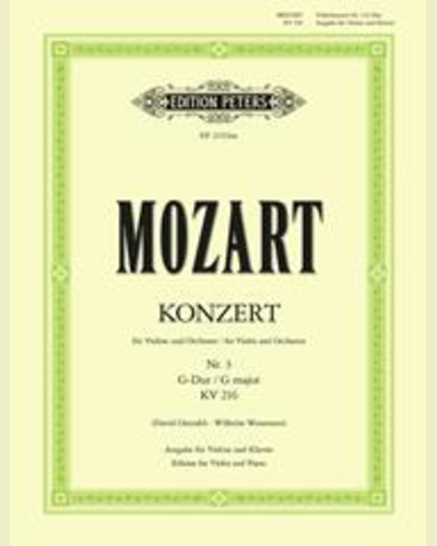 Concerto No. 3 in G K216 — 莫扎特