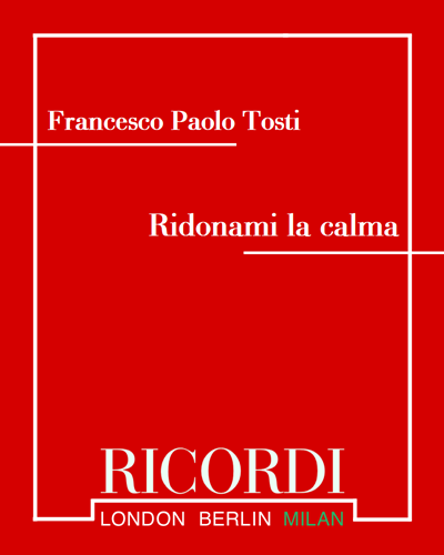Ridonami la calma — 托斯蒂