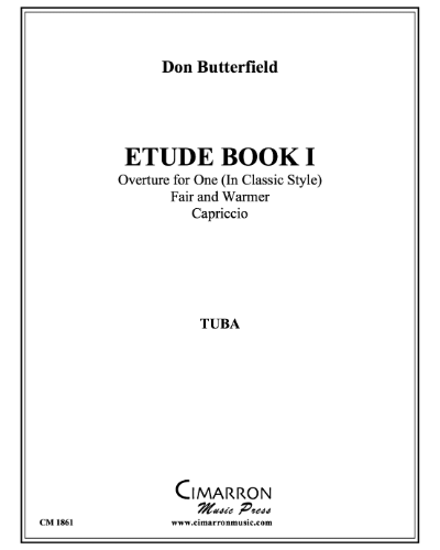 Etude Book No. 1 — Butterfield, Don