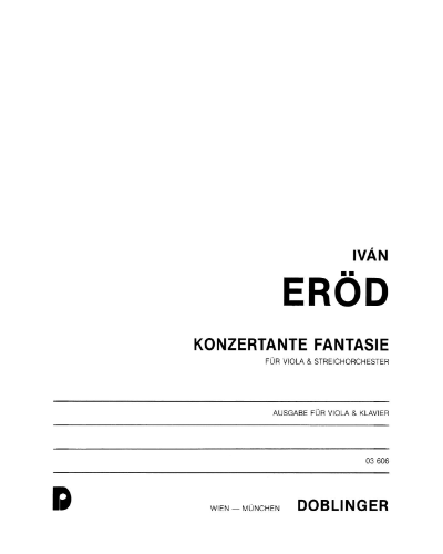 Konzertante Fantasie, op. 35 — Iván Erőd