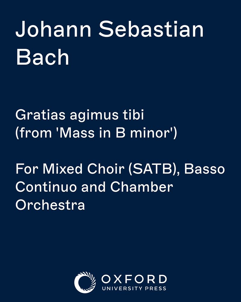 Gratias agimus tibi (from 'Mass in B minor') — 巴赫