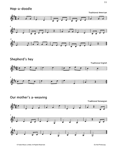 'Hop-A-Doodle' & 'Shepherd's Hey' & 'Our Mother's A-Weaving' & 'Apples And Pears' & 'I Had A Cat' & 'Big Ben At Teatime' — Mary Cohen