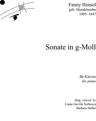 Sonata in G minor, op. 22 — 范妮·门德尔松