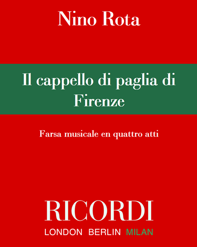 Il cappello di paglia di Firenze — 尼诺·罗塔