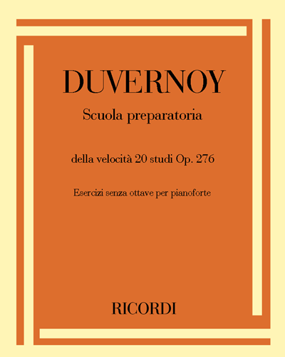Scuola preparatoria della velocità 20 studi Op. 276 — 杜维诺伊