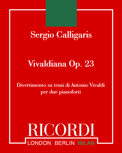 Vivaldiana, op. 23 — Sergio Calligaris