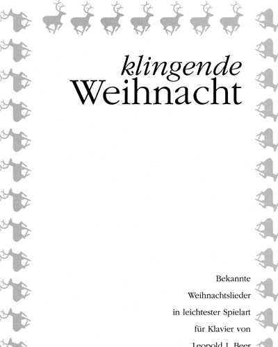 Klingende Weihnacht — Leopold Josef Beer