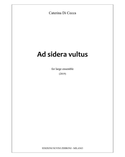 Ad Sidera Vultus — Caterina Di Cecca