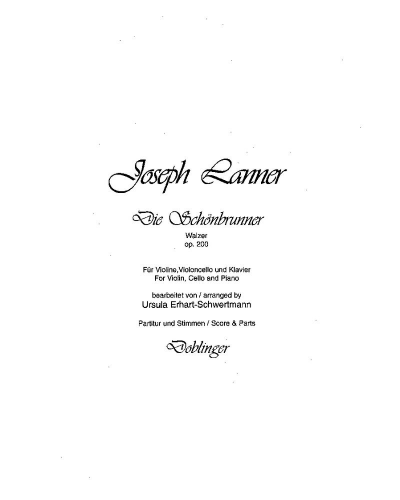 Die Schönbrunner, op. 200 — 约瑟夫·兰纳