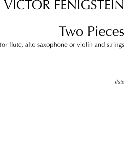 Two Pieces — Viktor Fenigstein