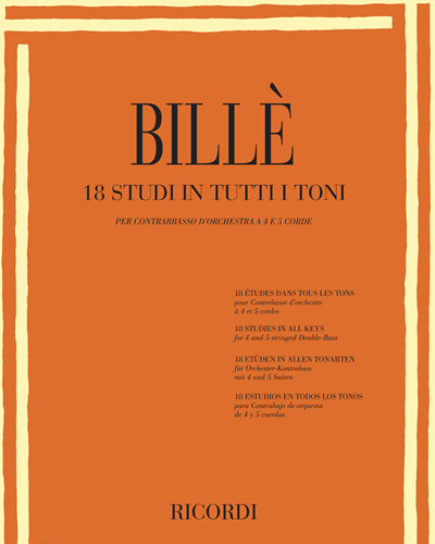Eighteen Studies in All Keys — Isaia Billè