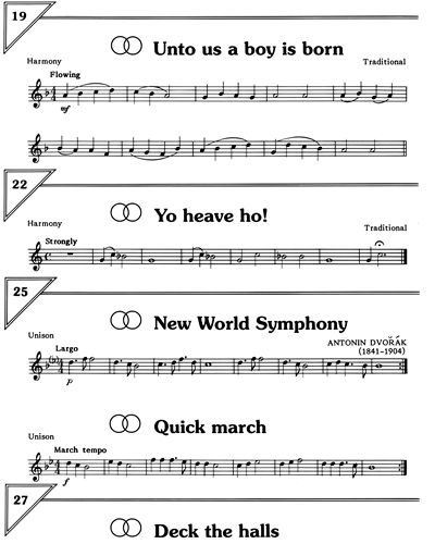 'Unto Us A Boy Is Born' & 'Yo Heave Ho!' & 'New World Symphony' & 'Quick March' & 'Deck The Halls' — 德沃夏克