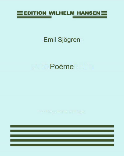 Poème, op. 40 — Emil Sjögren