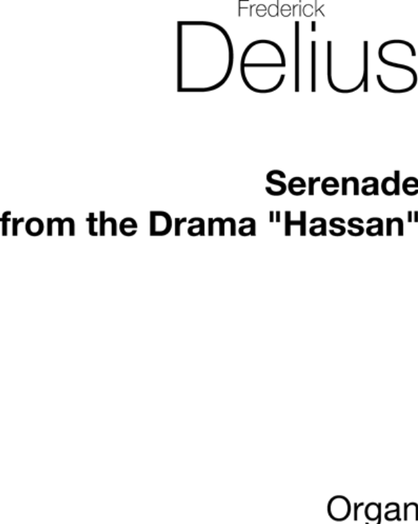 Serenade (from 'Hassan') — 戴留斯