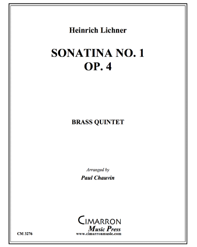 Sonatina No. 1, op. 4 — Heinrich Lichner