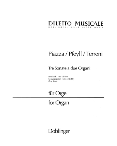 Trio Sonata for Two Organs — Gaetano Piazza