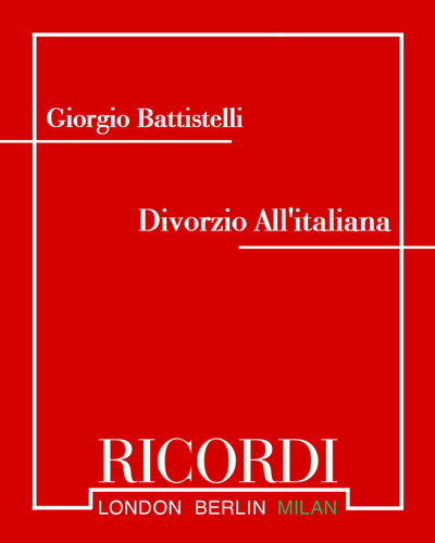 Divorzio All'italiana — Giorgio Battistelli