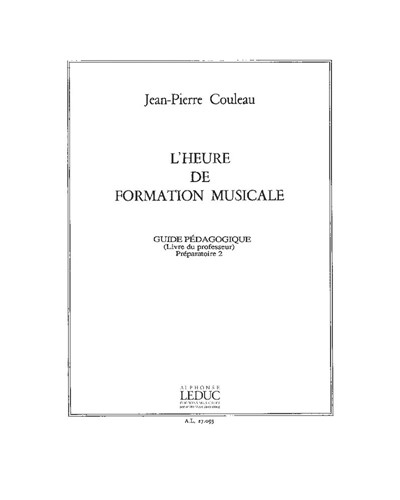 L'heure de formation musicale — Jean-Pierre Couleau