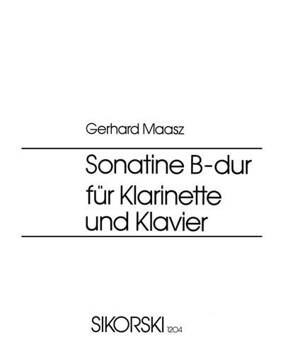Sonatina in B-flat major — Gerhard Maasz