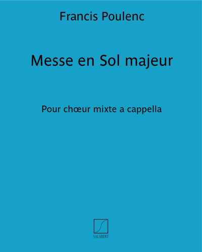 Messe en Sol majeur — 普朗克