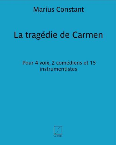 La tragédie de Carmen — Marius Constant
