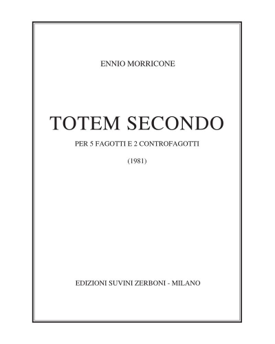 Totem secondo — Ennio Morricone