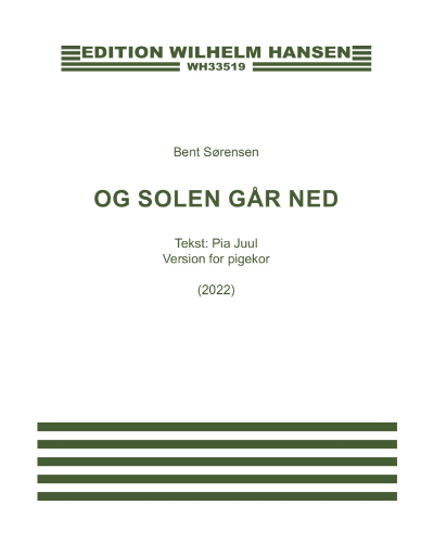 Og Solen Går Ned — Bent Sørensen